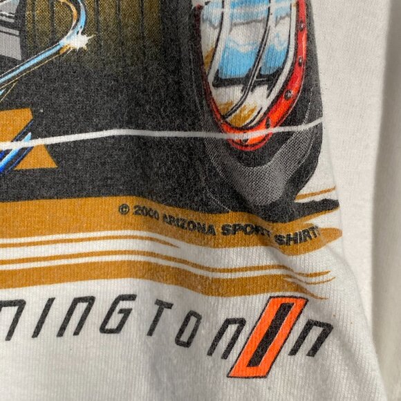 Vintage 2000 Steve Kinser Outlaw Racing Tee Size M - Picture 2 of 5